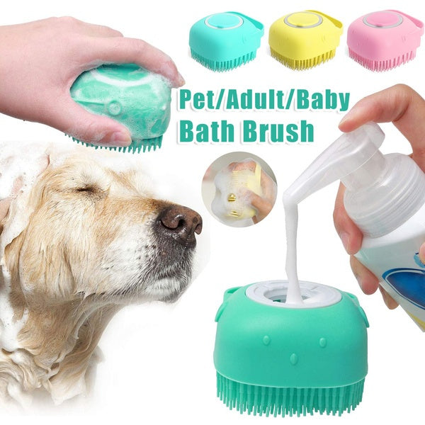 Pet Bathroom Cleaning Tool Comb For Dog Shampoo