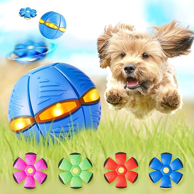 Pet Flying Ball, 7 Lights Included
